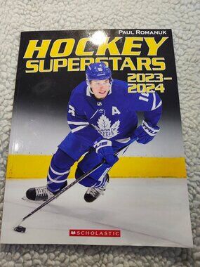 Paul Romanuk Hockey Superstars 2023-2024 Scholastic Paperback Photo Guide Book